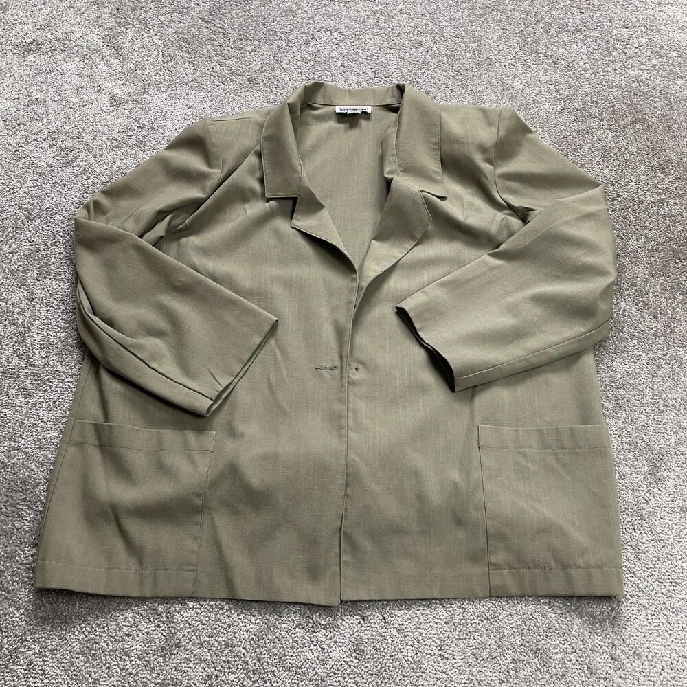 Prophecy Coat Women 24W Brown Single Breasted Soft Pockets Ladies Vintage Blazer